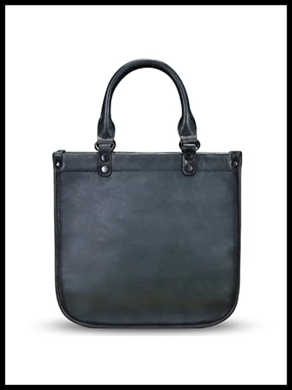 Genuine Leather Satchel Handbag Vintage Tote Shoulder Crossbody Purse